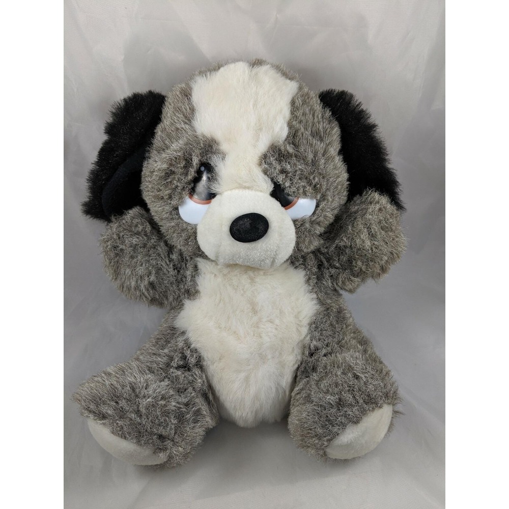 Big Eyes Puppy Dog Plush 14 Inch Tb Trading Co Brown Frosted Stuffed Animal